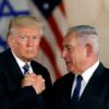 Donald Trump dan Perdana Menteri Israel Benjamin Netanyahu