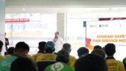 Pelindo Semarakkan HUT Kemerdekaan RI dengan Edukasi Safety Riding 80 Ojol di Makassar
